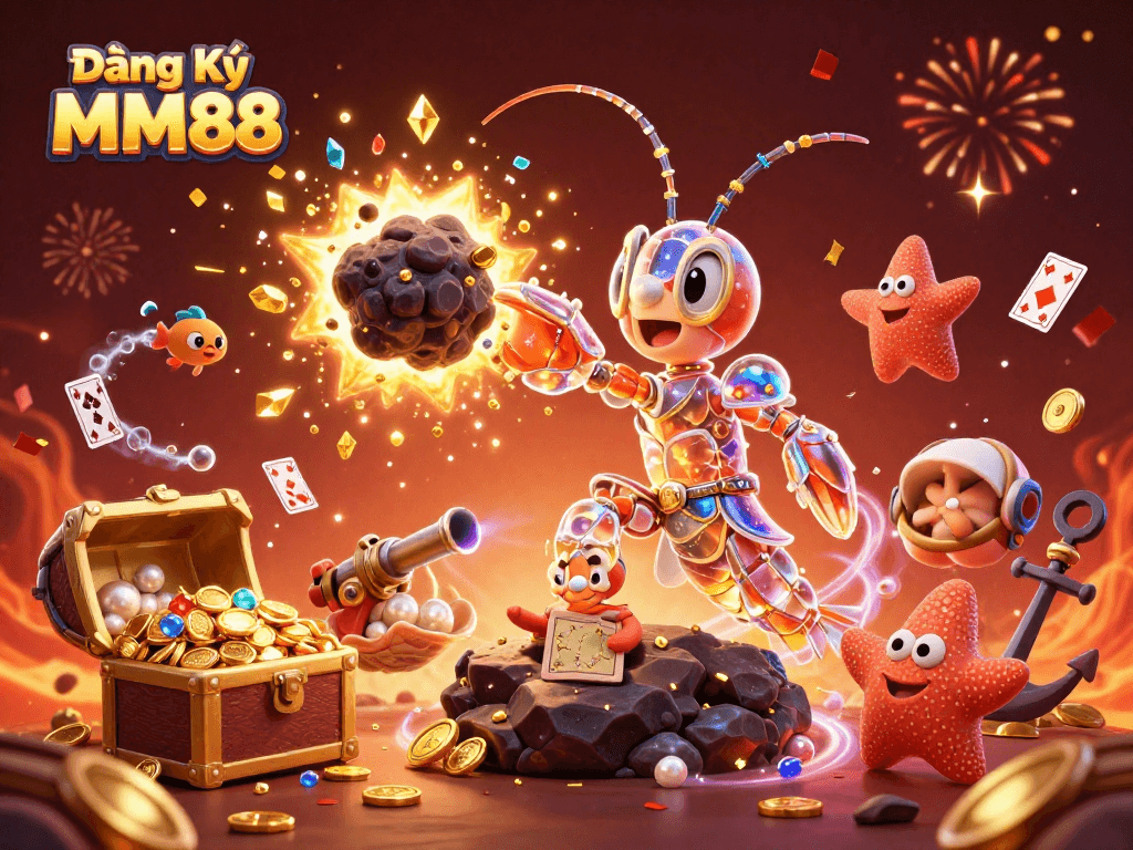 Engage in the exhilarating world of Đăng Ký MM88 filled with gold coins, games, and vibrant excitement!