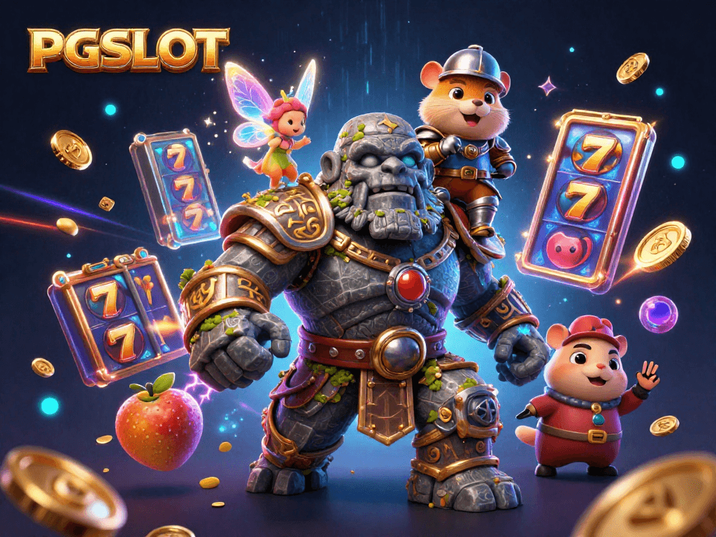 Spin the reels on PGSLOT to win jackpots alongside magical characters!