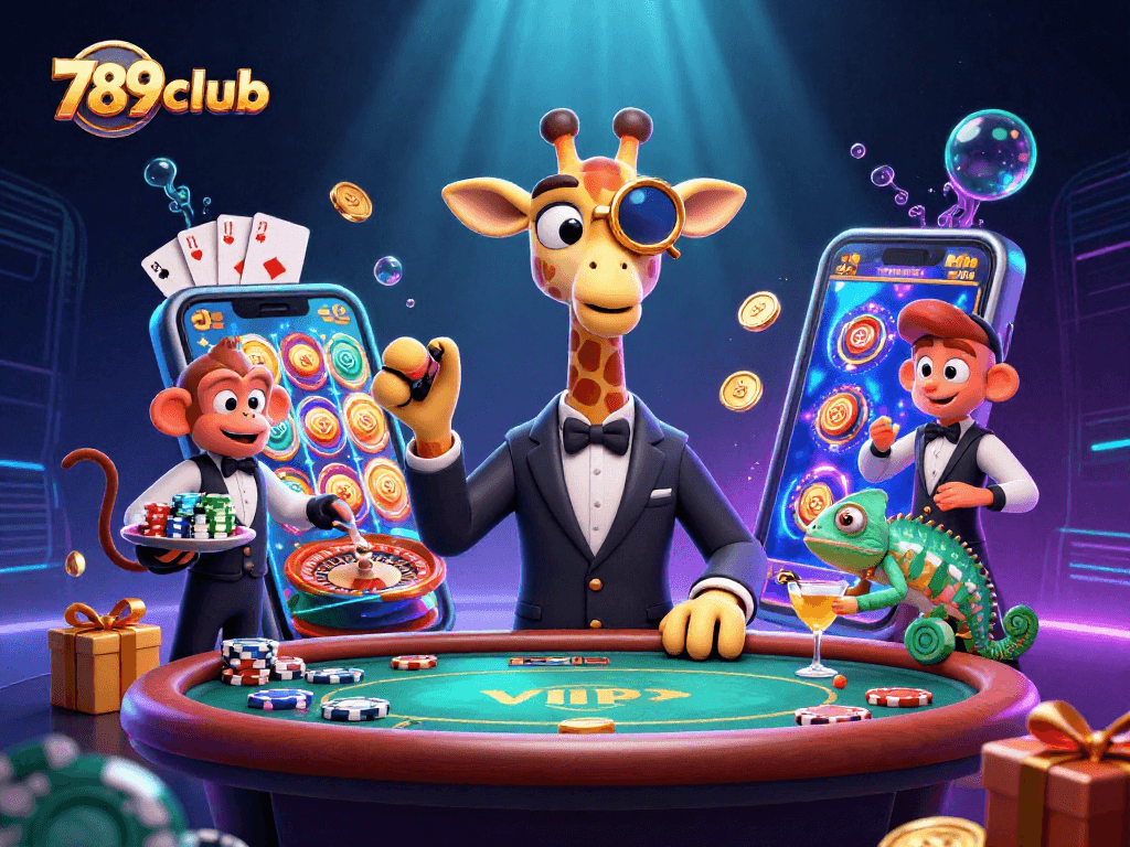 Khám phá thế giới 789club với những trò chơi slot hấp dẫn và quầy bar 3D độc đáo.