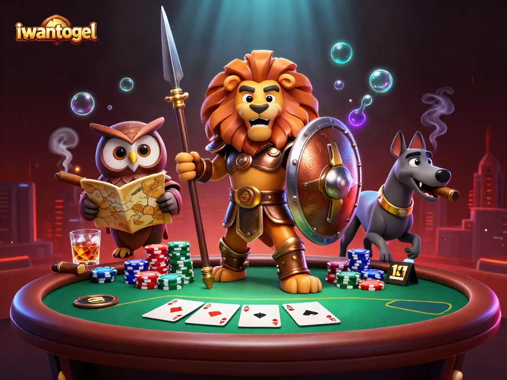 Engage with iwantogel players at a dynamic casino scene featuring exclusive poker elements.