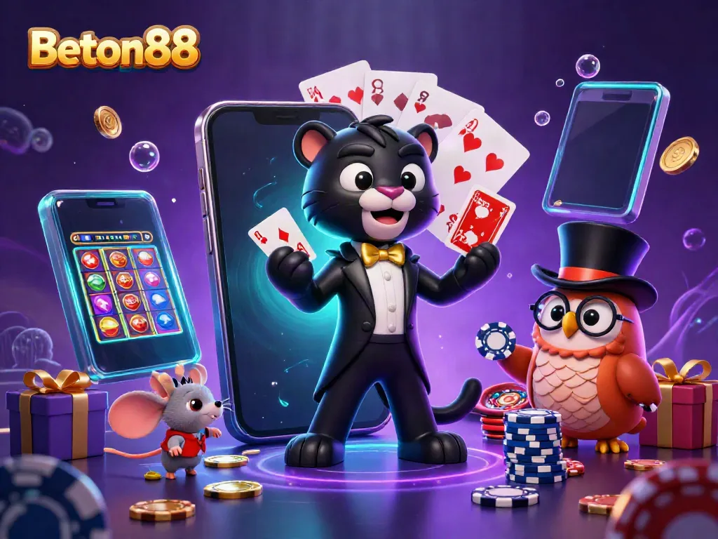 Beton88 menghadirkan panther stylish dan karakter unik yang berinteraksi di kasino online.