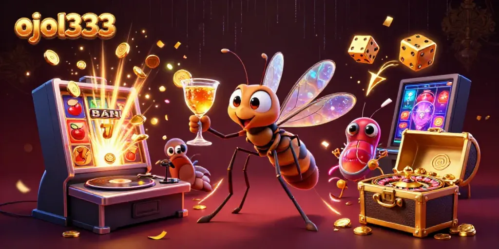 Spin to win with ojol333 in an ultra-detailed 3D casino world bursting with excitement.