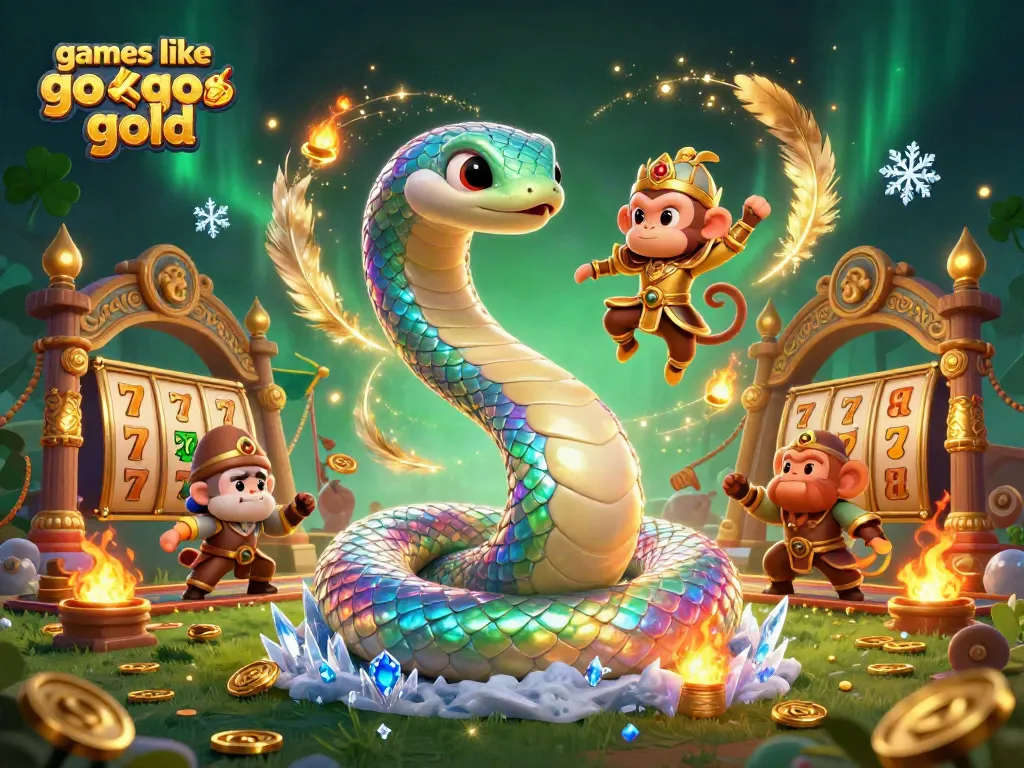 Engage with exciting games like go go gold in this vibrant casino-themed illustration featuring dynamic characters and elements.