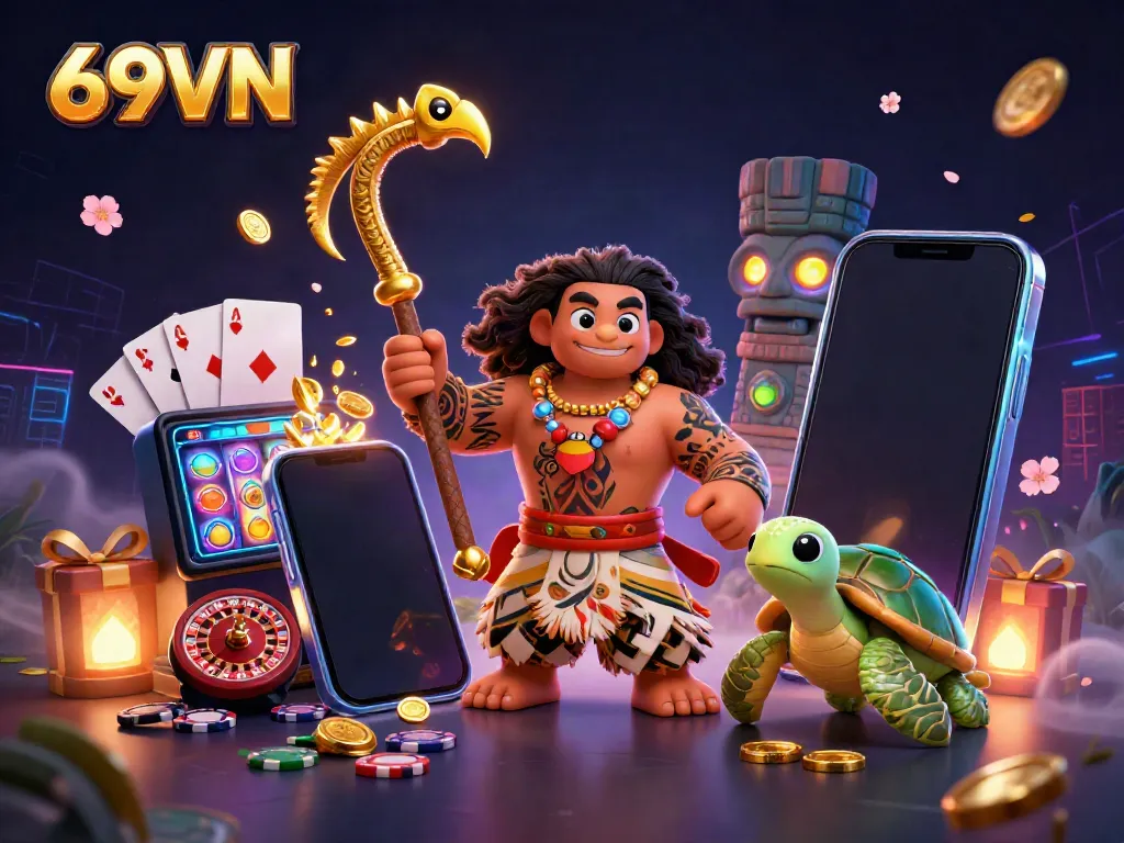 Spin the reels at 69VN with a Polynesian demigod and mesmerizing game elements.