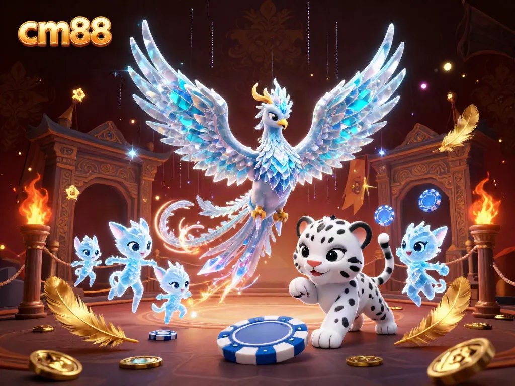 Win big with cm88 as the ice phoenix dives into an action-packed casino scene.