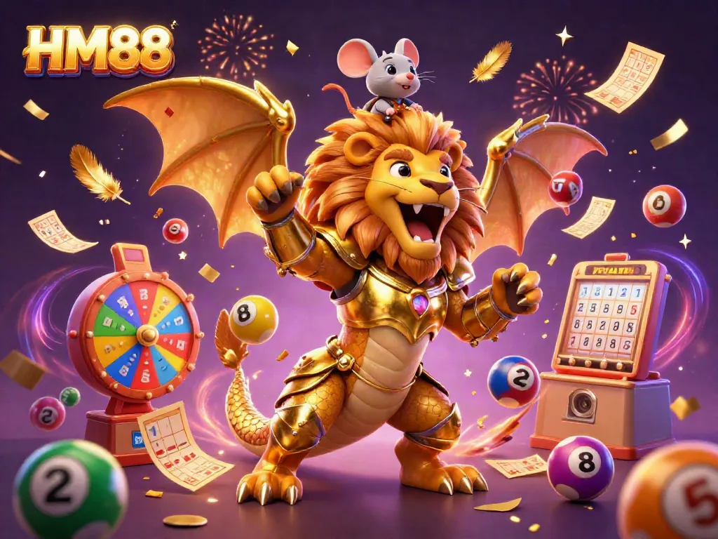 Experience the excitement of HM88 with dynamic lottery elements and a powerful chimera creature.