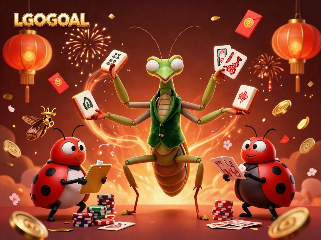 Experience the thrill of gambling at LGOGOAL with vibrant 3D casino characters and exciting elements.