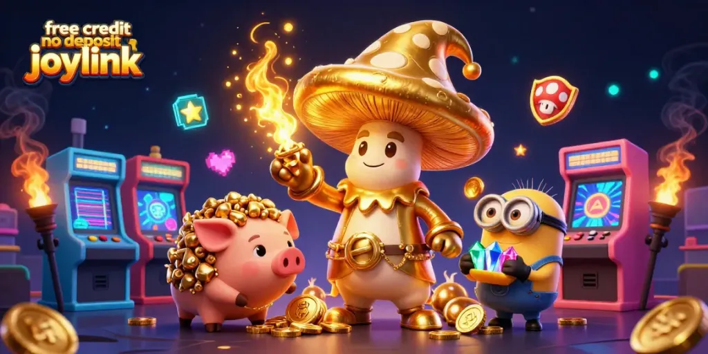Experience thrilling gameplay with free credit no deposit joylink in a vibrant fantasy casino world.