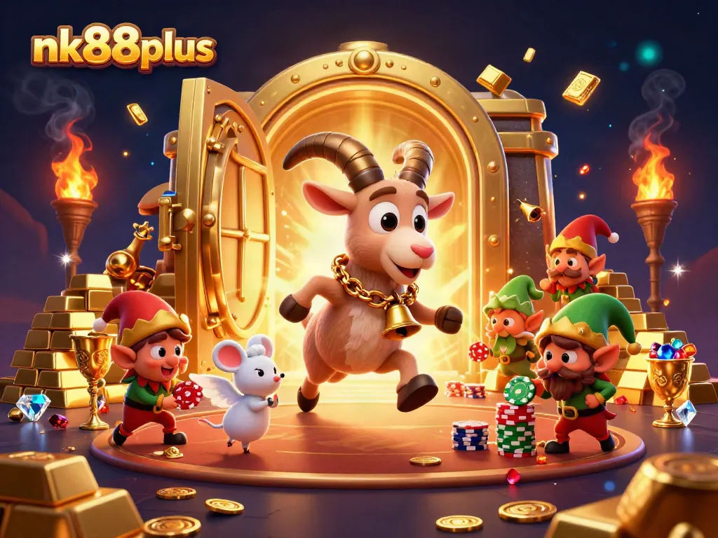 Experience thrilling moments at nk88plus with engaging casino games featuring lively characters and treasures.