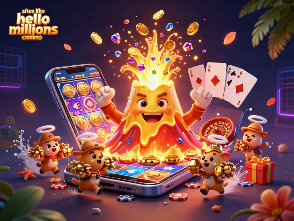Play exciting slots at sites like hello millions casino featuring vibrant games and bonuses.
