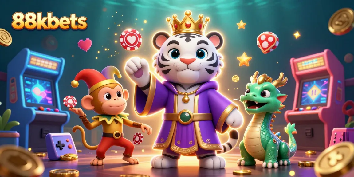 Experience exciting gameplay with 88kbets featuring 3D characters and vibrant casino elements.