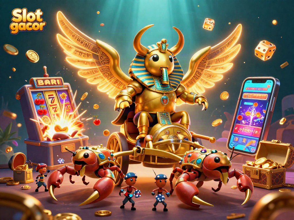 Slot gacor menjadi hidup dengan ilustrasi 3D menakjubkan yang menampilkan karakter unik di dunia kasino.