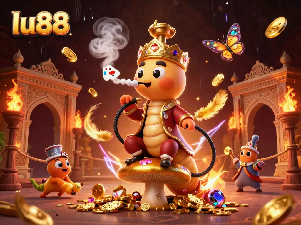 Experience the excitement of lu88 with dynamic casino-themed 3D artwork showcasing poker symbols and vibrant gaming elements.