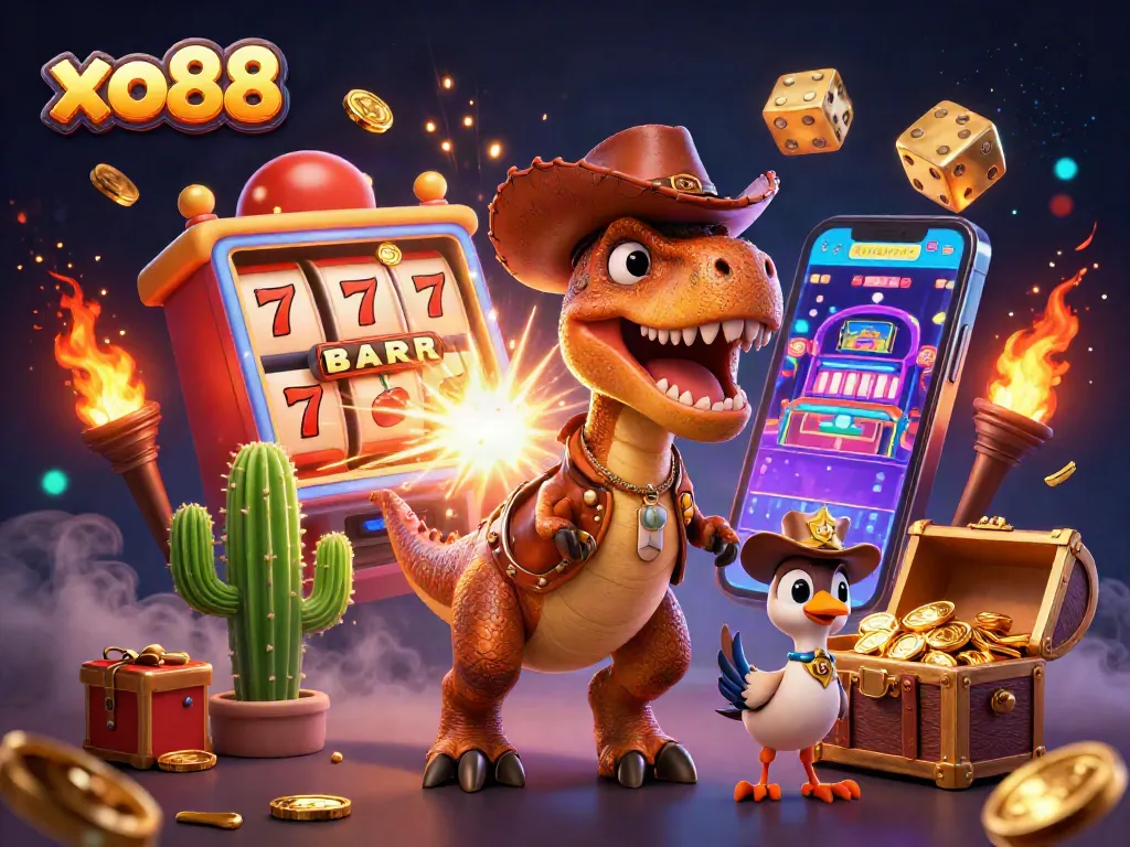 Experience thrilling wins at xo88 with vibrant slot machines and engaging 3D characters.