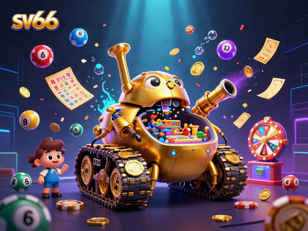 Experience thrilling games at sv66's dynamic casino with colorful elements and engaging visuals.