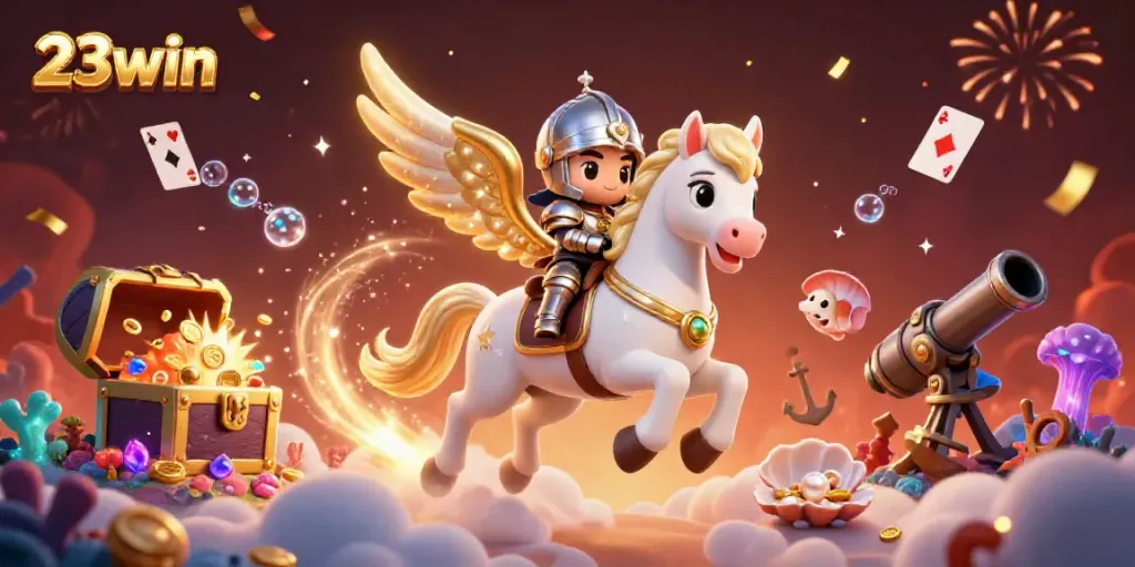 Engage in thrilling gameplay with 23win featuring dynamic 3D characters and exciting casino elements.