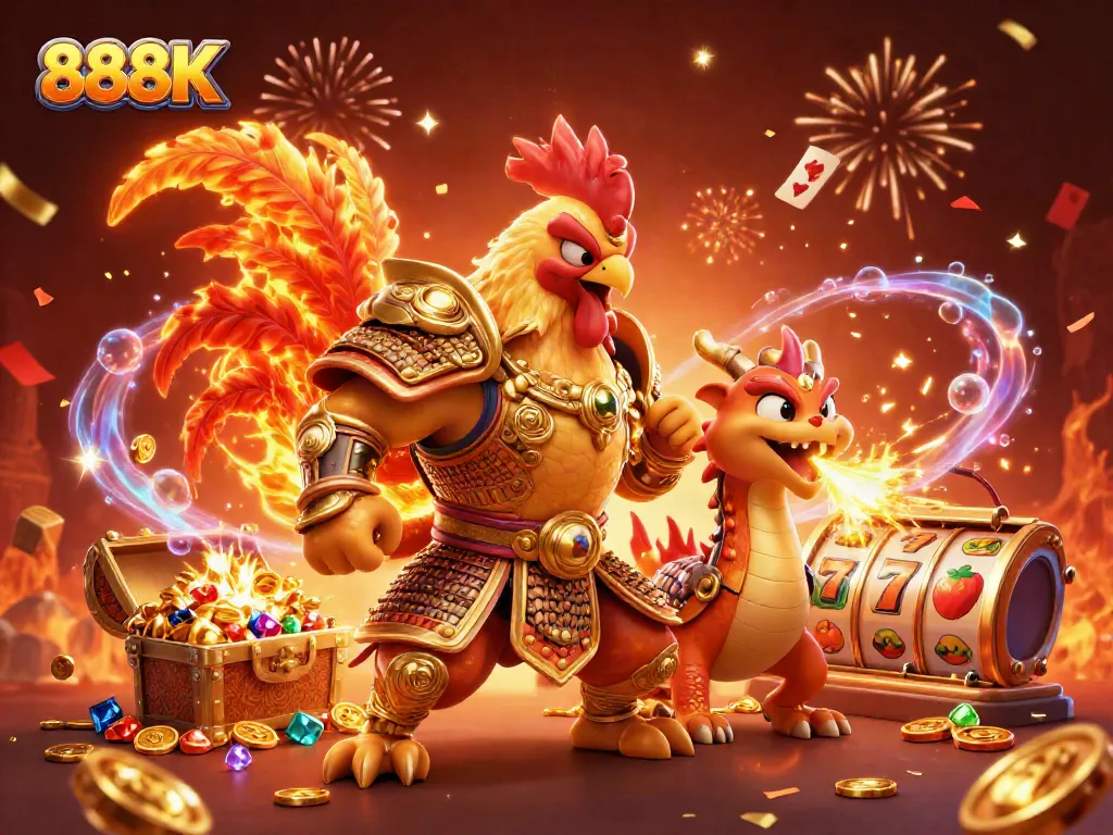 Experience thrilling wins with 888K in an exciting online casino environment.