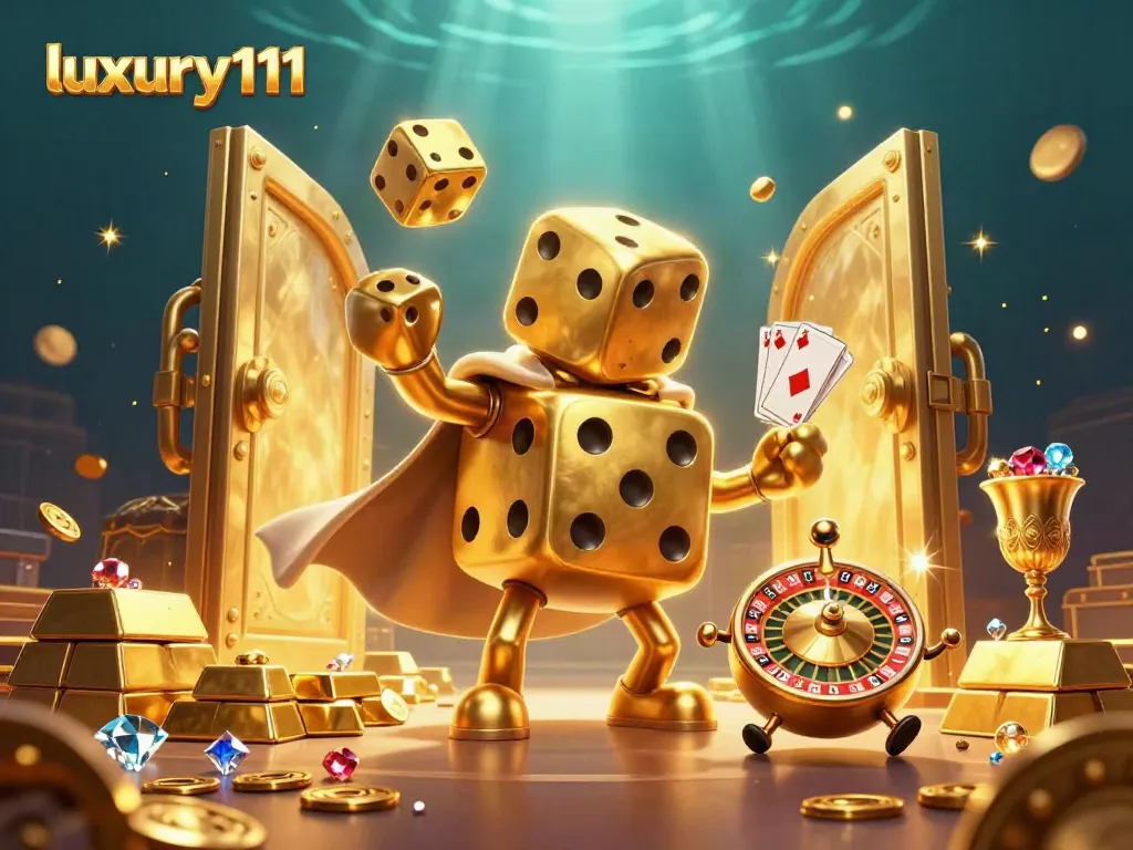 Engage with luxury111's exciting online casino experience featuring gold and treasures.