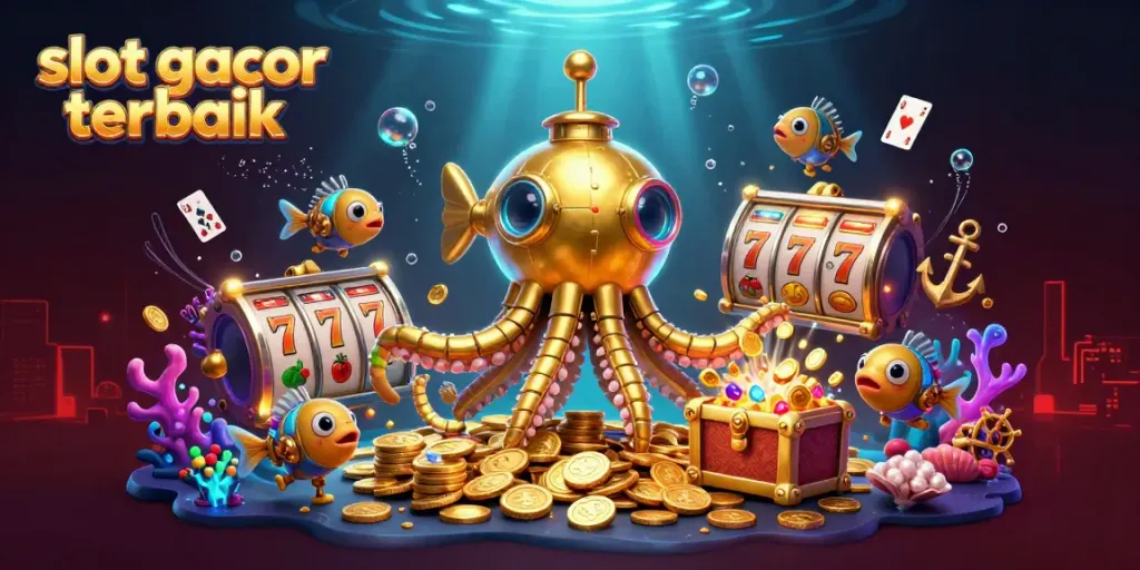 Menangkan permainan dengan slot gacor terbaik di dunia kasino digital, menghiasi lautan koin emas.